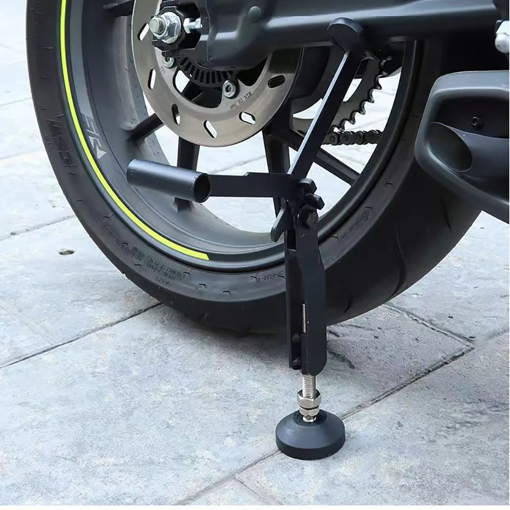 Versatile Motorcycle Wheel Stand Kickstand