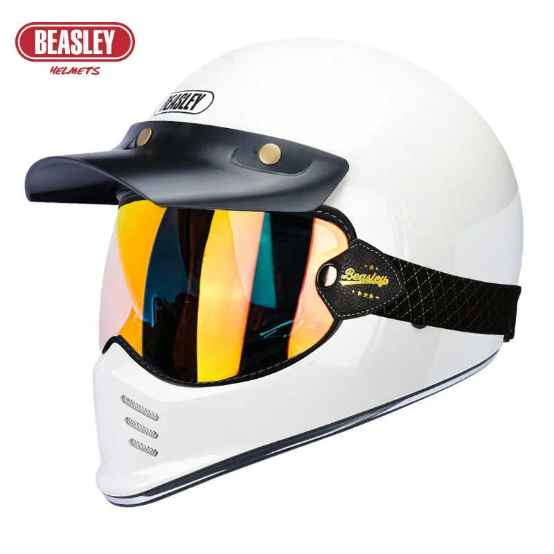 BEASLEY ECE DOT Bluetooth Electric Motorcycle Helmet