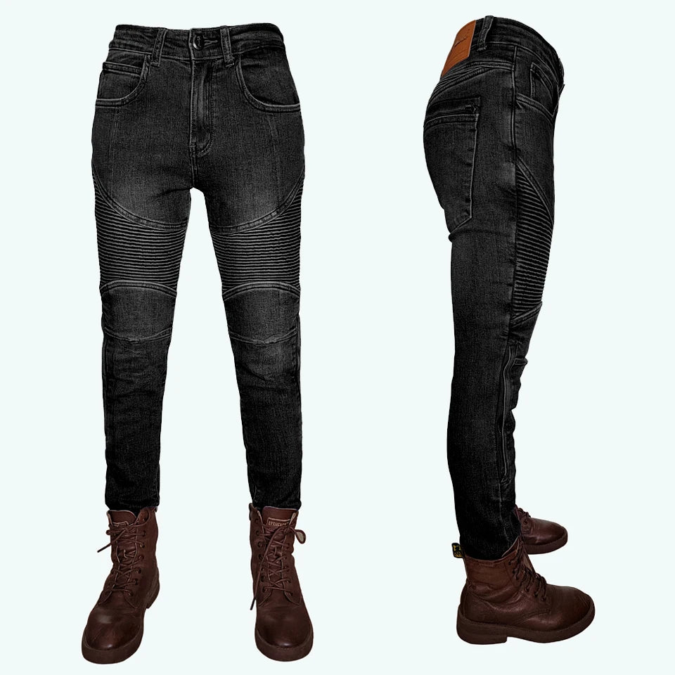 Aramid Fiber Motorcycle Pants for Men - Kevlar Moto Jeans