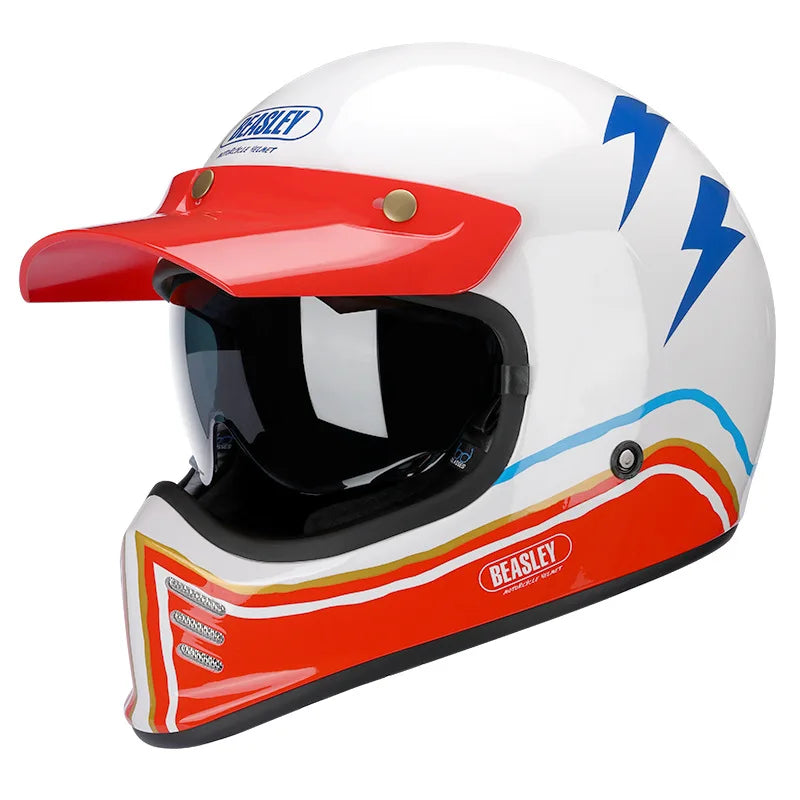 BEASLEY ECE DOT Bluetooth Electric Motorcycle Helmet