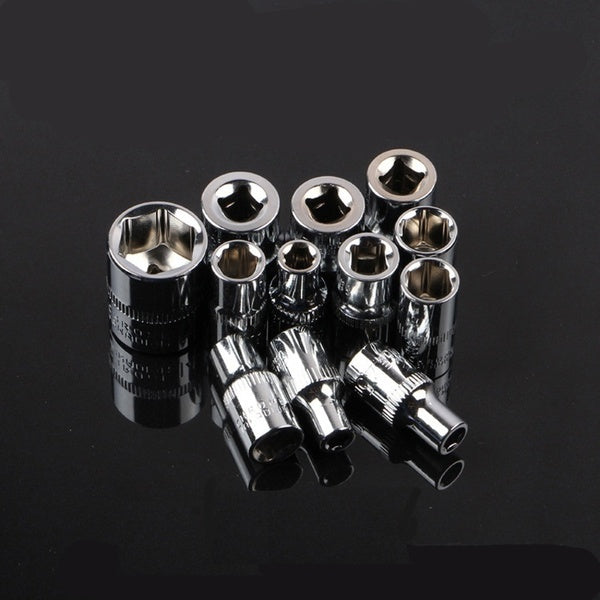 12-Piece Wrench Socket Set for Motorcycle and Bicycle Repair