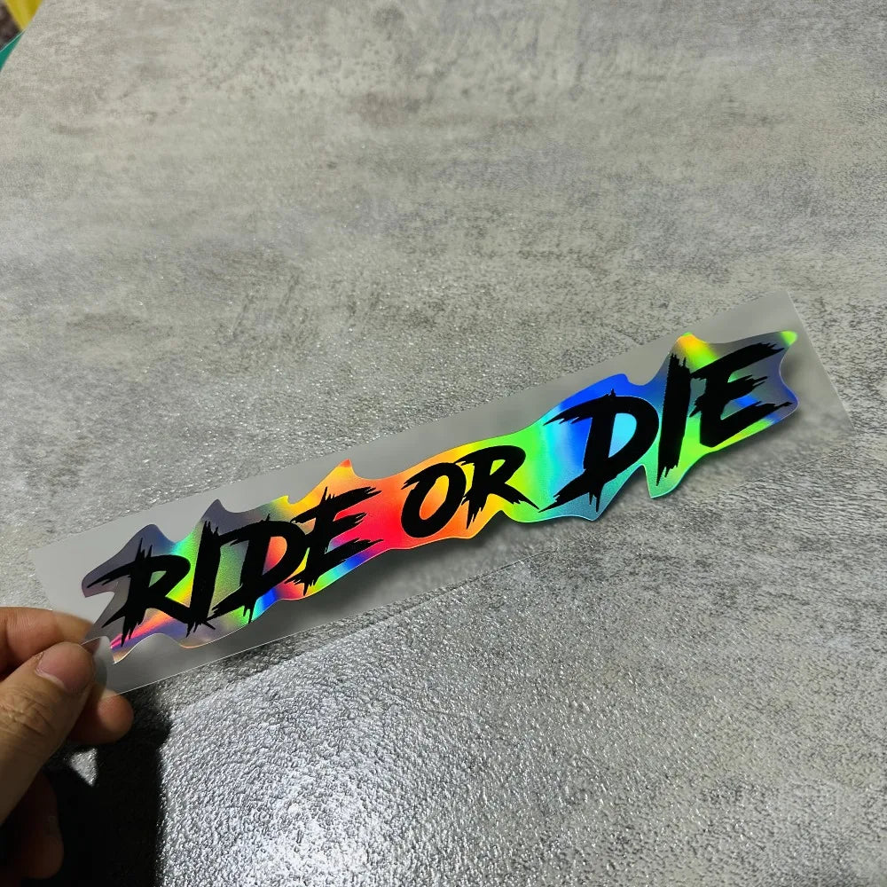 SC MOTO GN Ride or Die Helmet Decal