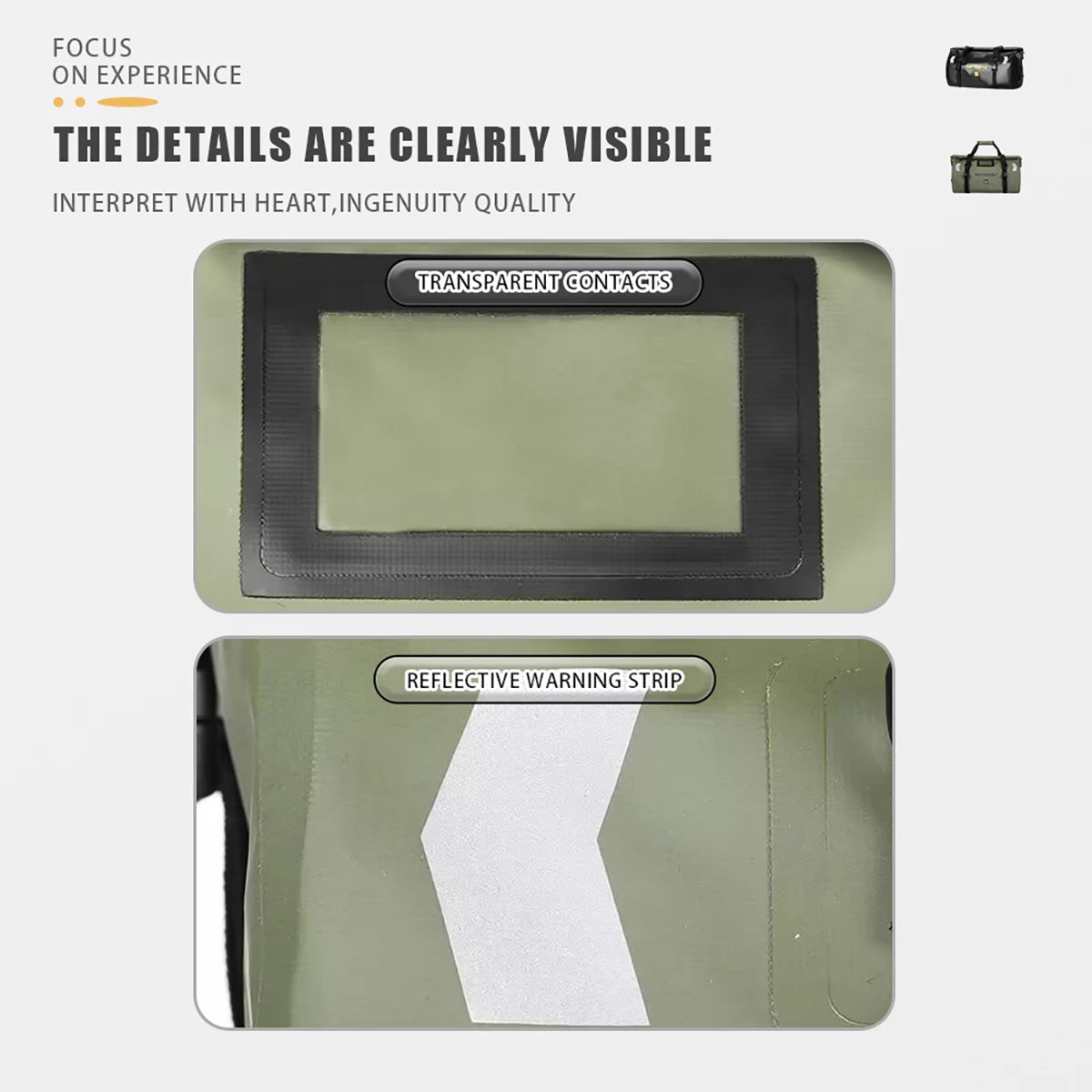 Waterproof Motorcycle Tail Bag 66L
