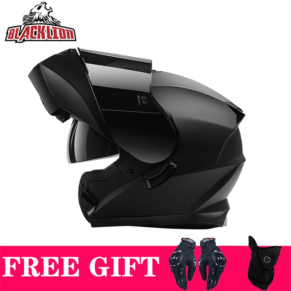 Double Visor Flip-Up Motorcycle Helmet