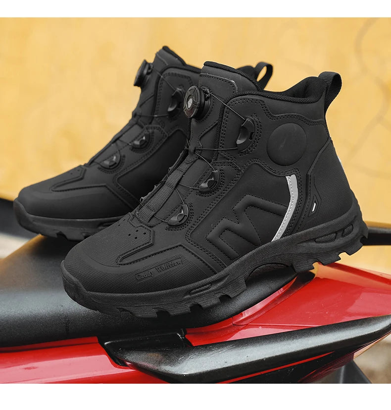 Waterproof Motorcycle Riding Boots for Men