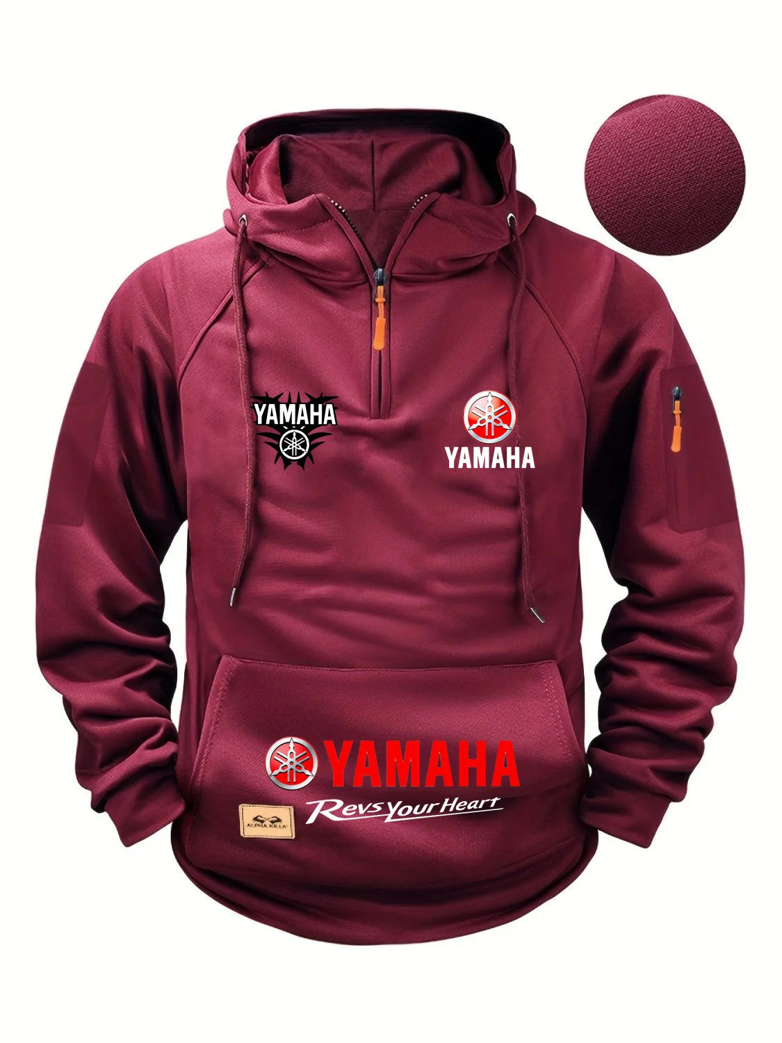 Hooded Fleece Motorcycle Sweatshirt