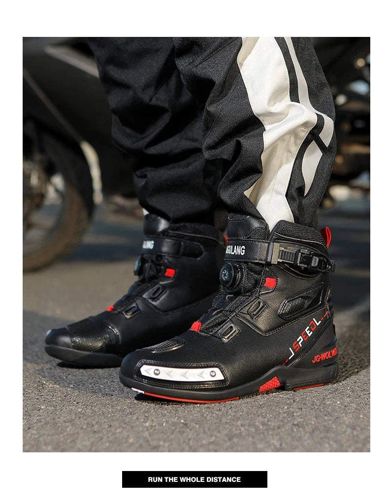 All-Season Men's Motorcycle Boots