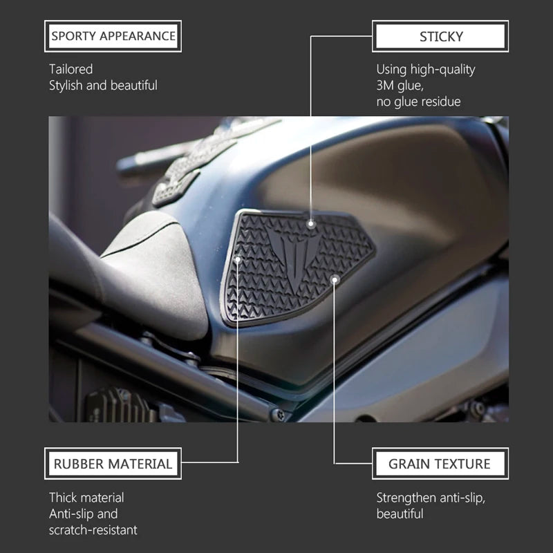 Yamaha MT-09 Non-Slip Tank Pad Stickers
