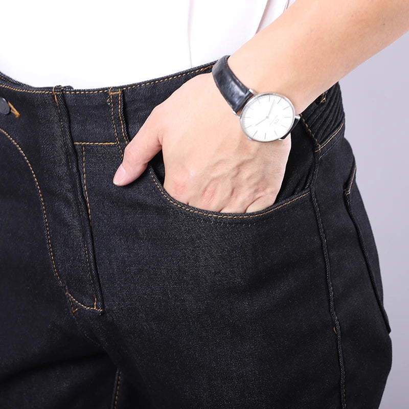 Men's Motorcycle Riding Jeans with Protective Pads