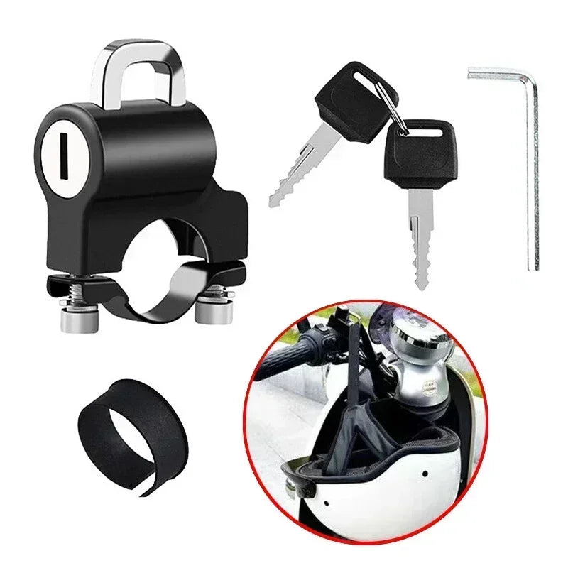 Motorcycle Helmet Lock Mount