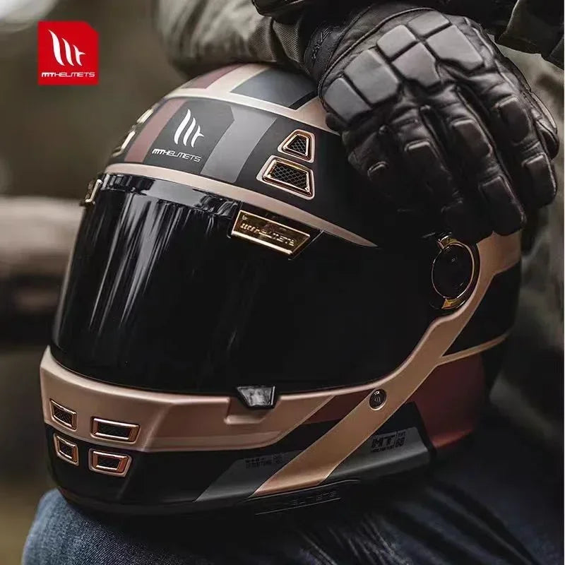 MT Jarama Retro Motorcycle Helmet