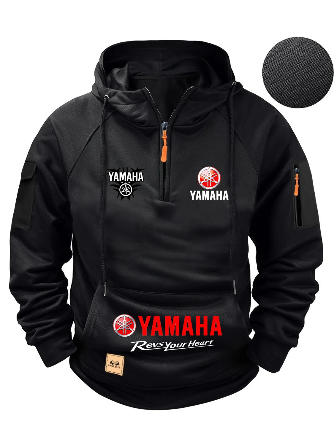 Hooded Fleece Motorcycle Sweatshirt