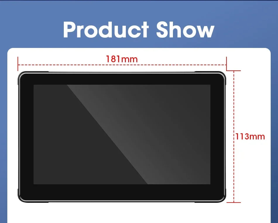 Wireless motorcycle GPS navigation screen motorcycle CarPlay Android Auto touch screen