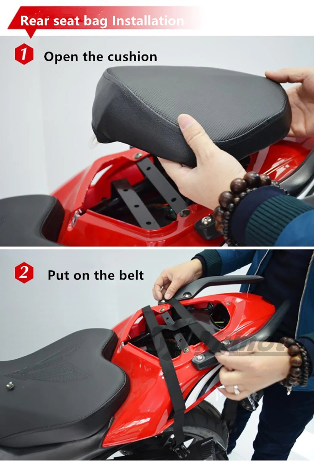 Waterproof Motorcycle Tail Bag & Backpack