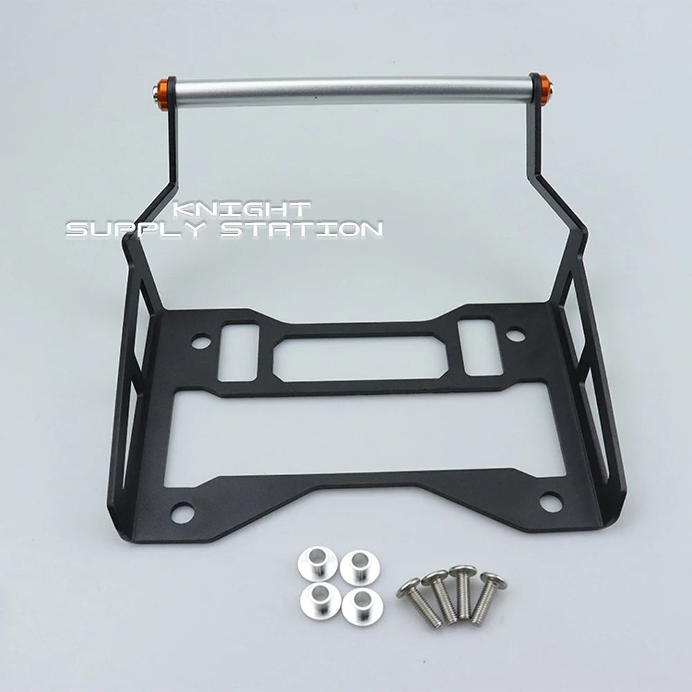 Rally-Inspired Motorcycle GPS Plate Bracket
