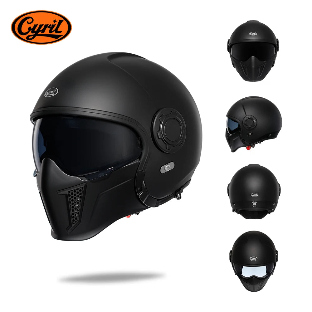 Cyril Motorcycle Helmet for Men and Women