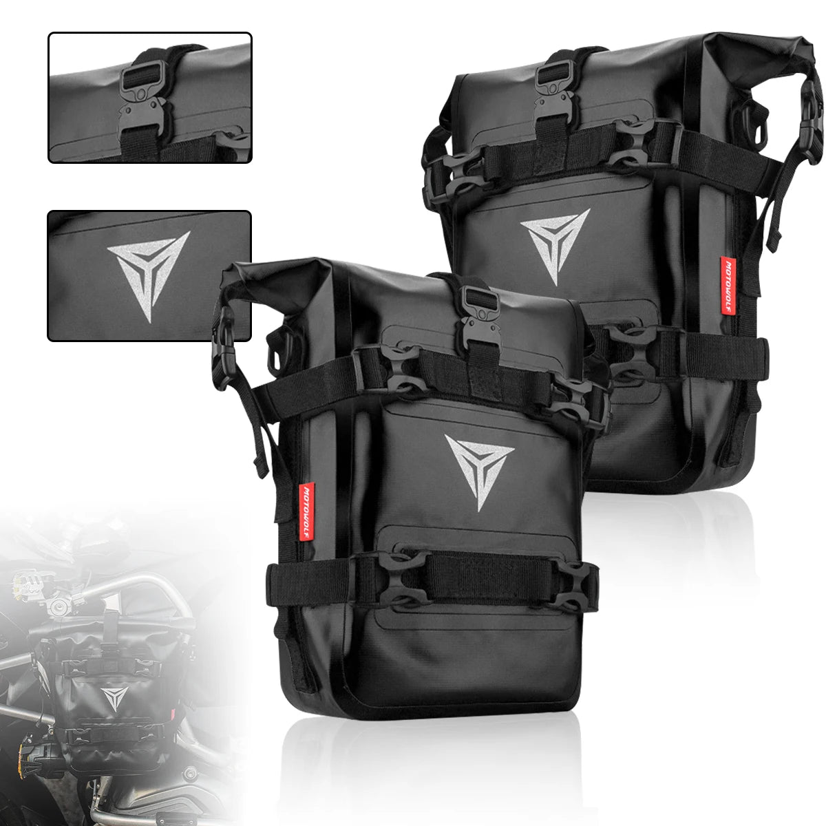 Durable Side Bags for Crash Bars