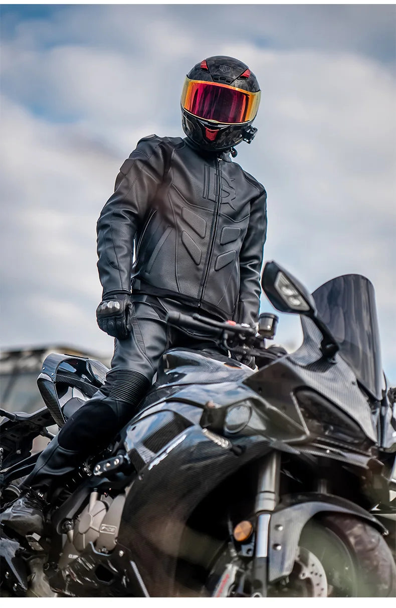 Men's Leather Motorcycle Jacket