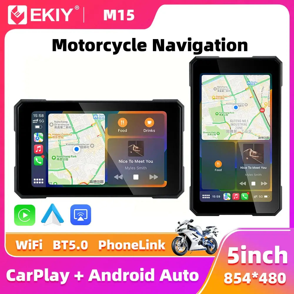 GPS navigation for motorcycles