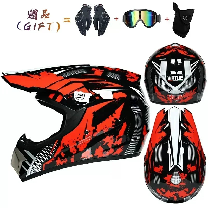 Off-Road Motorcycle Helmet - DOT Certified