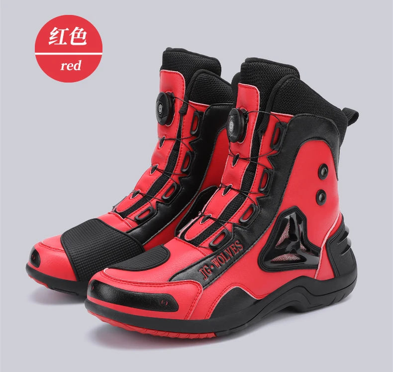 High-Top Motorbike Boots