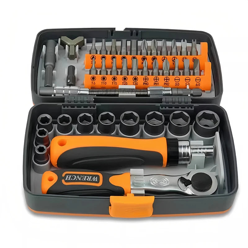 38-Piece Ratchet Screwdriver Sleeve Set