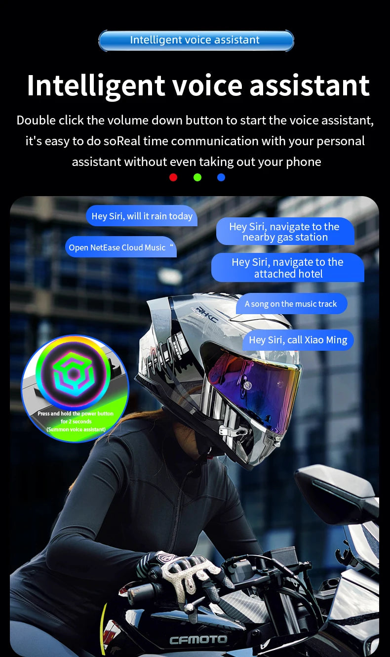 Bluetooth Motorcycle Headset