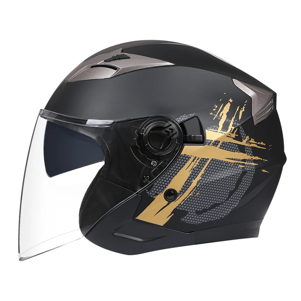 ECE Dot Approved Open Face Motorcycle Helmet