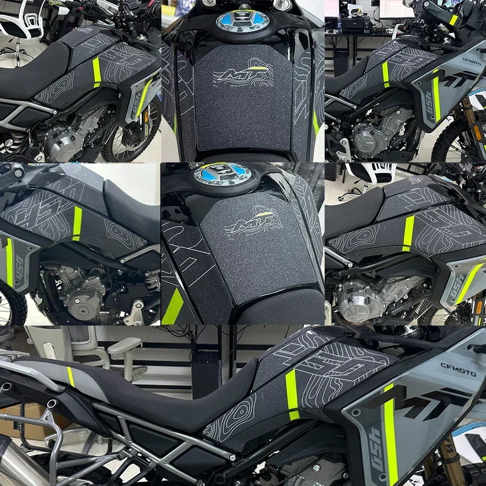 CFMOTO 450MT Tank Pad Sticker Set