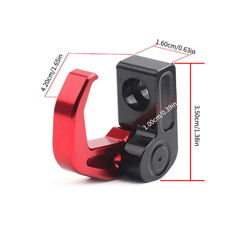 CNC Aluminium Motorcycle Helmet Hook