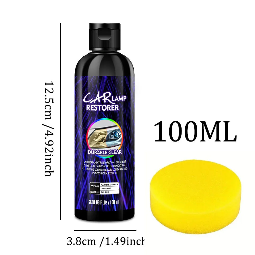Motorcycle Headlight Restoration Polish