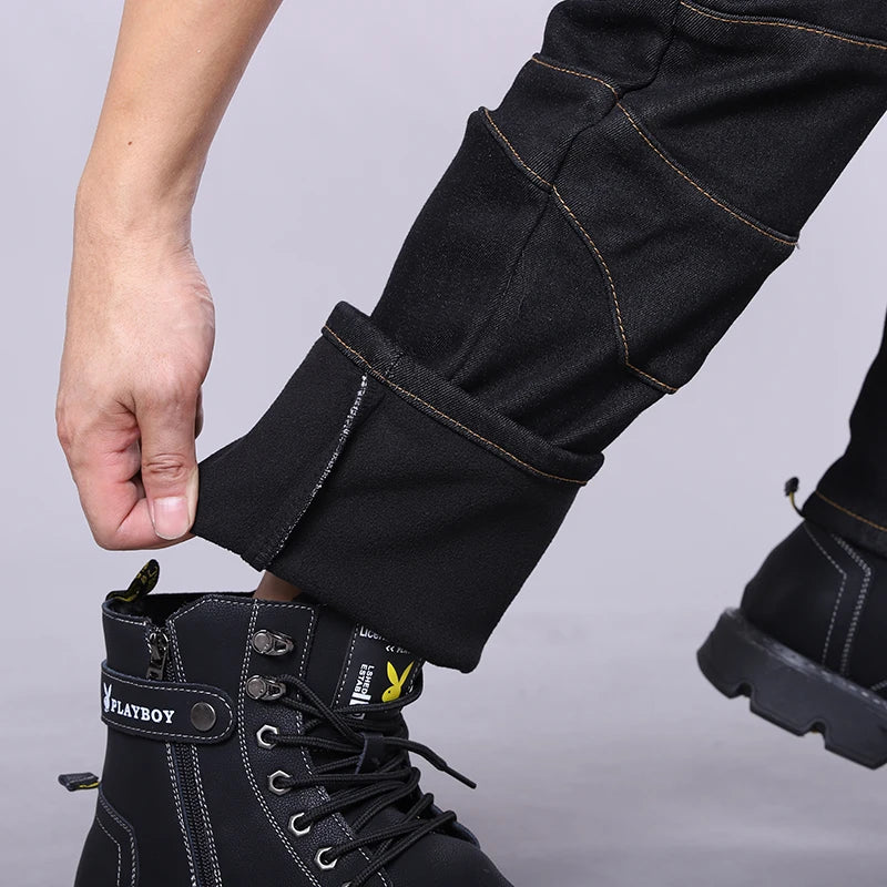 Men's Motorcycle Riding Jeans with Protective Pads