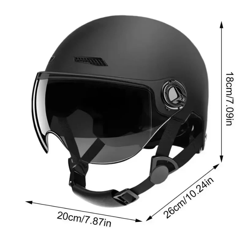 Classic Retro Motorcycle Helmet