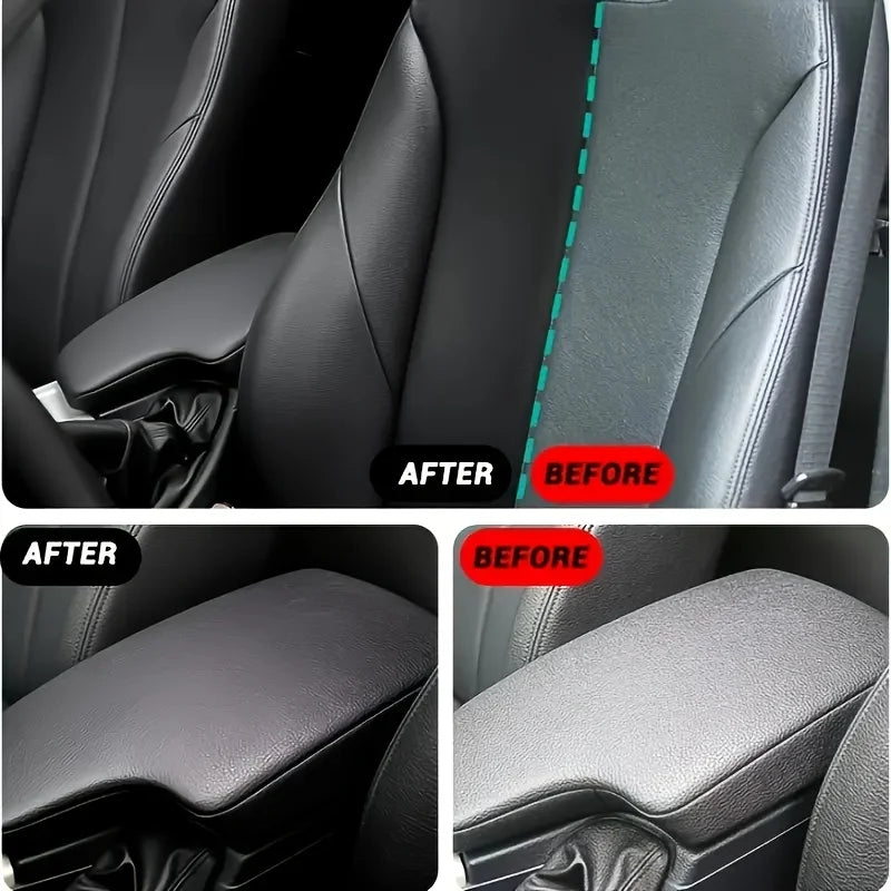 Glossy Black Motorcycle Plastic Restorer