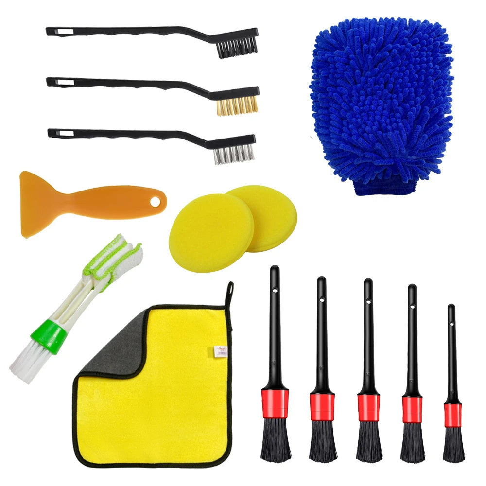 Motorcycle Microfiber Towel Set for Effortless Cleaning