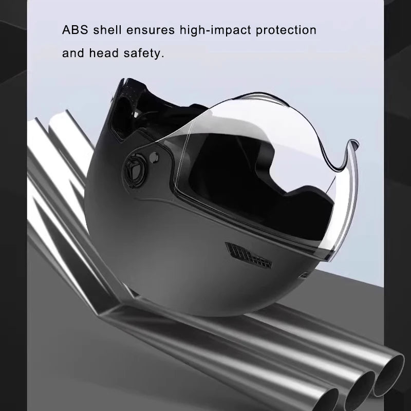 Classic Retro Motorcycle Helmet