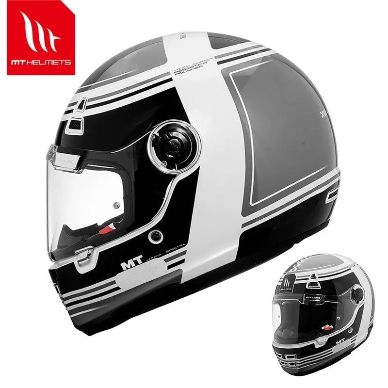 MT Jarama Retro Motorcycle Helmet