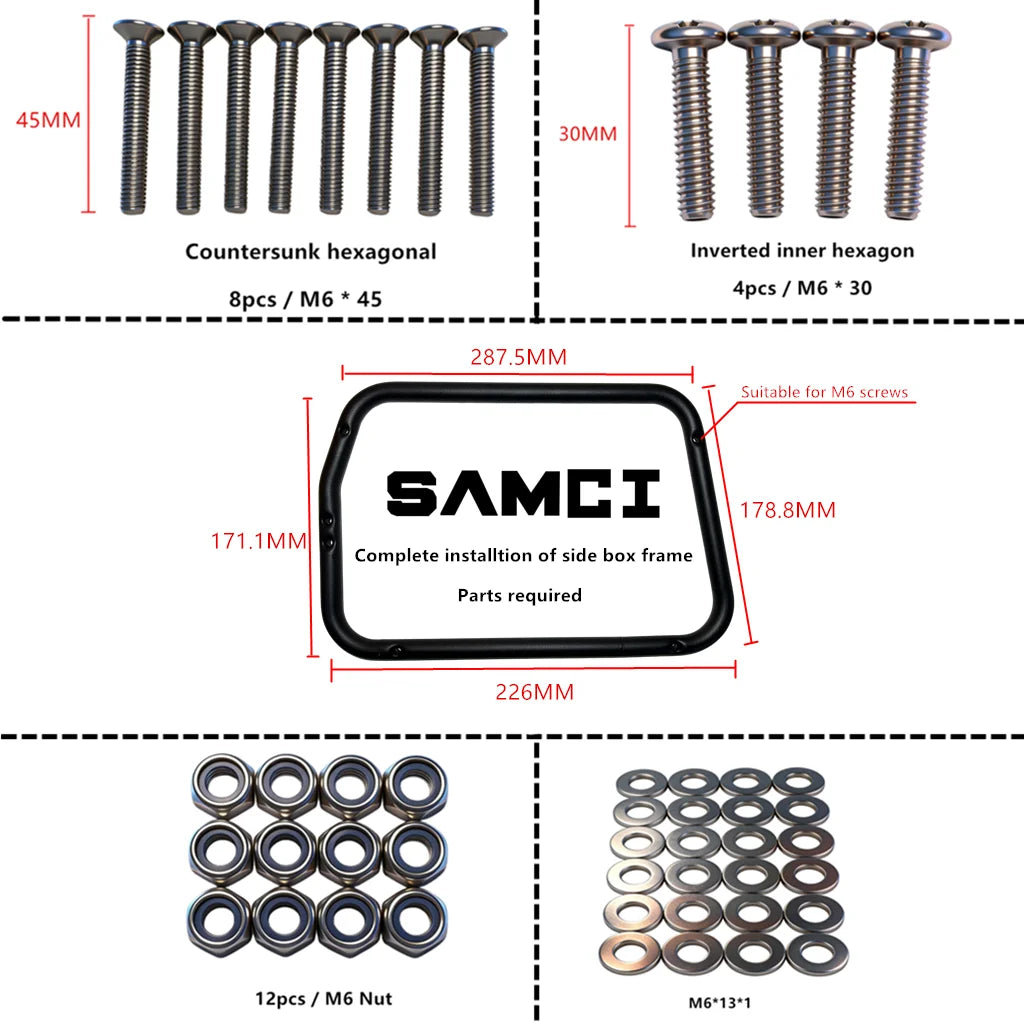 Motorcycle Side Case Brackets