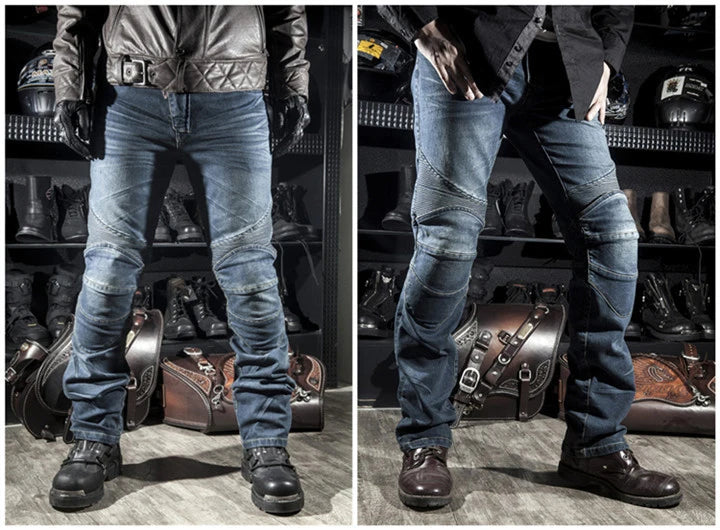 Summer Motorcycle Jeans with Protective Pads