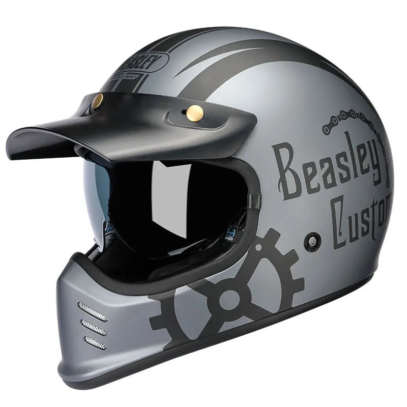 BEASLEY ECE DOT Bluetooth Electric Motorcycle Helmet