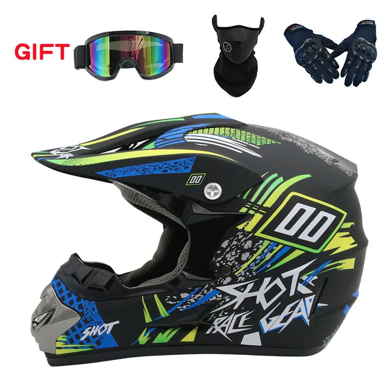 Kids Flip Up Motorcycle Helmet for Off-Road Activities