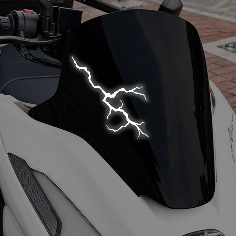 Reflective Lightning Motorcycle Stickers