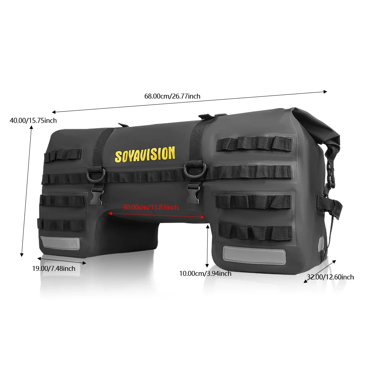 Waterproof Motorcycle Tail Bag 66L