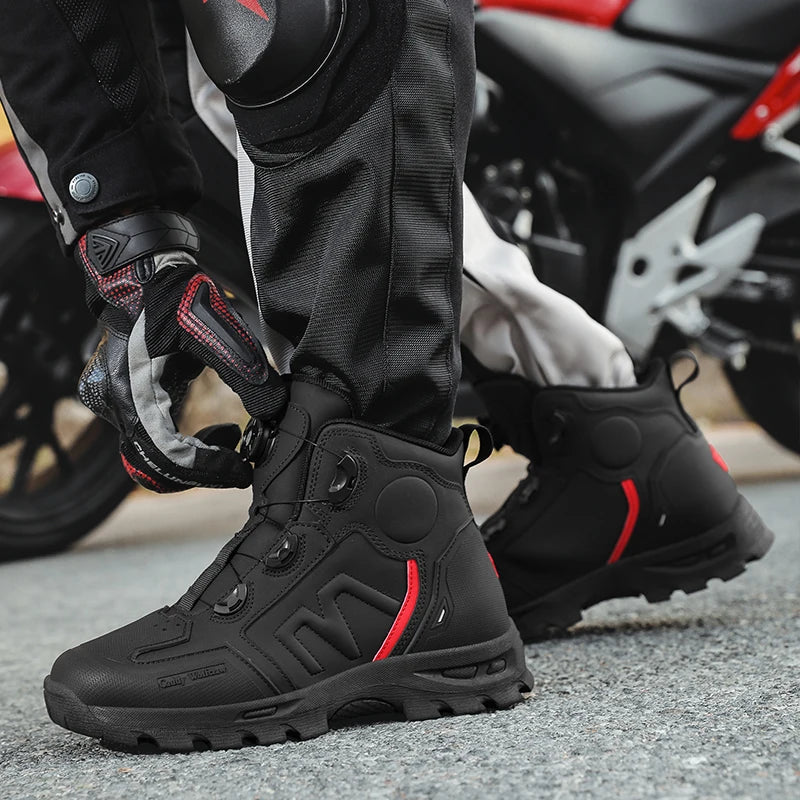 Waterproof Motorcycle Riding Boots for Men