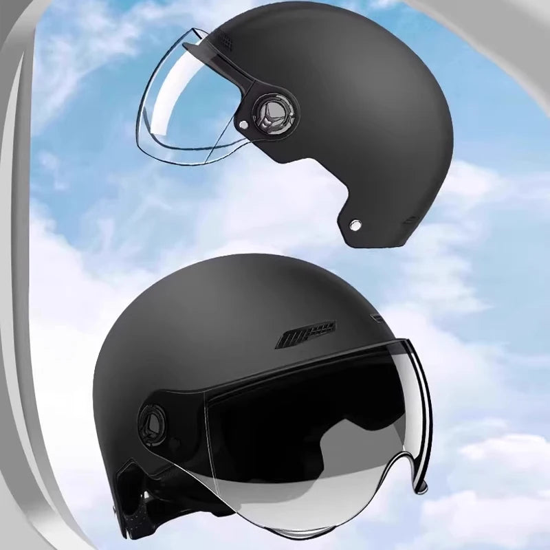 Classic Retro Motorcycle Helmet