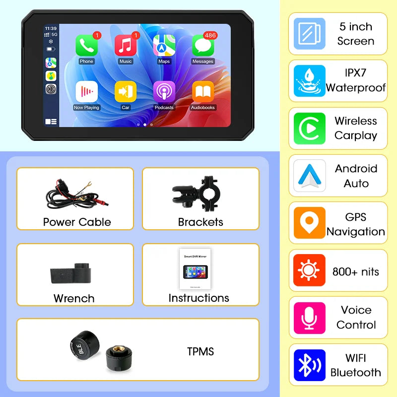 Motorcycle GPS Navigation System