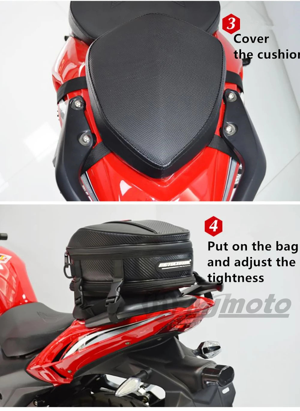 Waterproof Motorcycle Tail Bag & Backpack