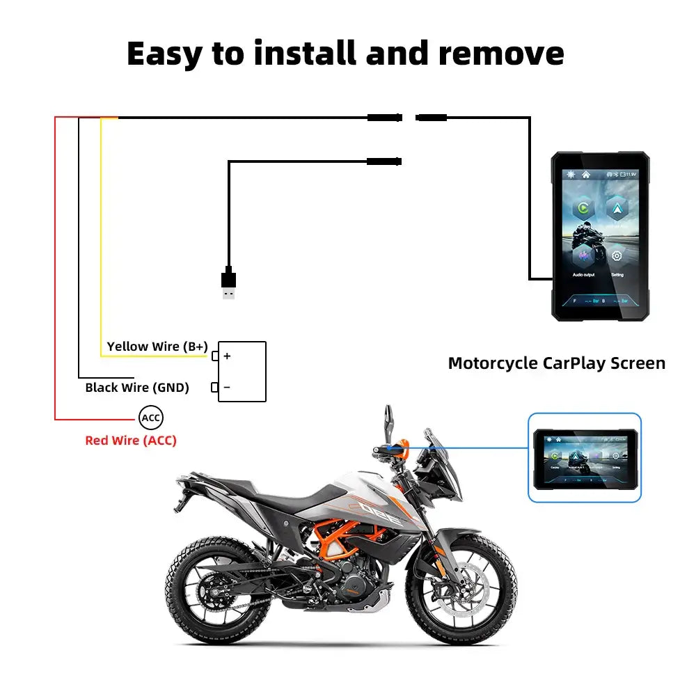 GPS navigation for motorcycles