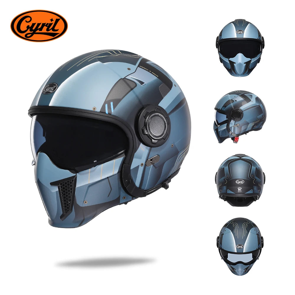 Cyril Motorcycle Helmet for Men and Women