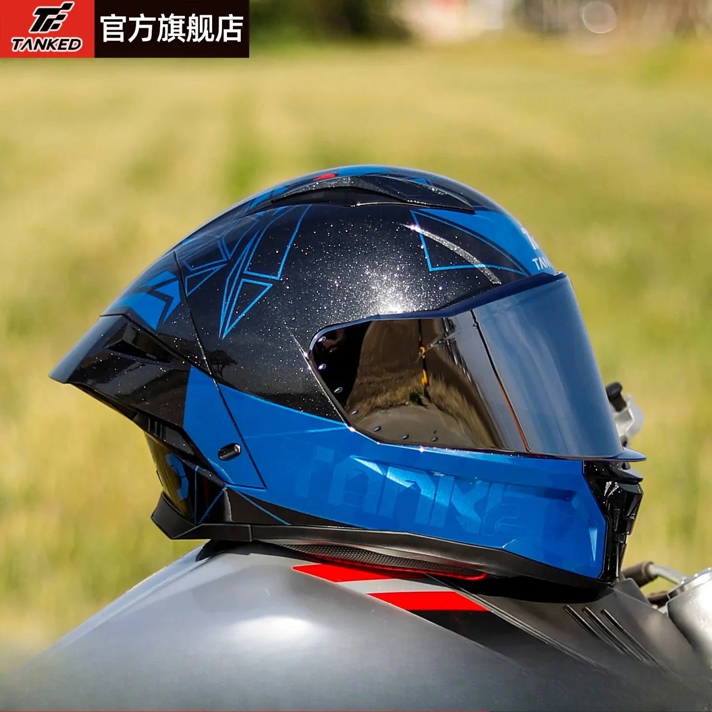 TANKED Sport Bike Helmet for Yamaha Riders